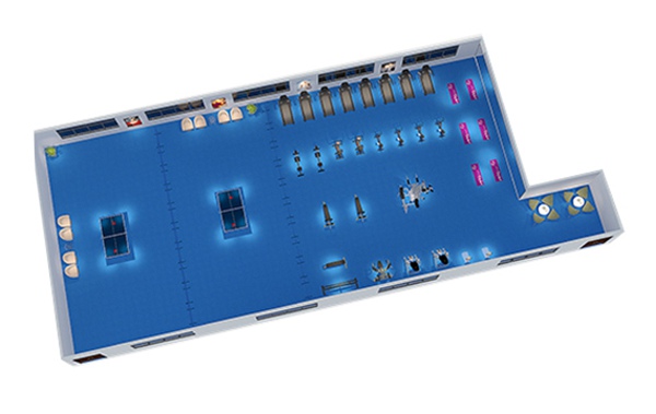 150平方健身房配置方案-广西星空xk体育健身器材有限公司 150平方健身房配置方案-广西星空xk体育健身器材有限公司